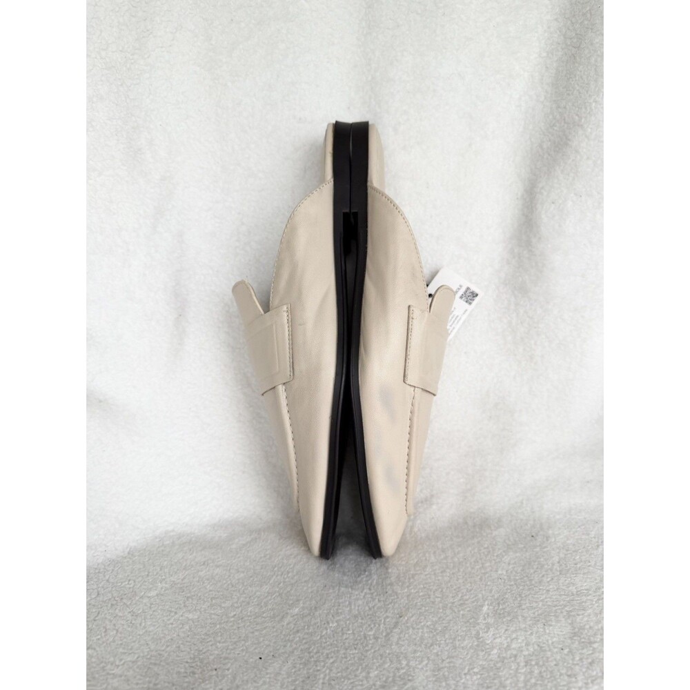 ZARA Women’s Slides Mules Slip Ons Loafers Open Back Sz 38 7.5 Tan shoes - Picture 6 of 9